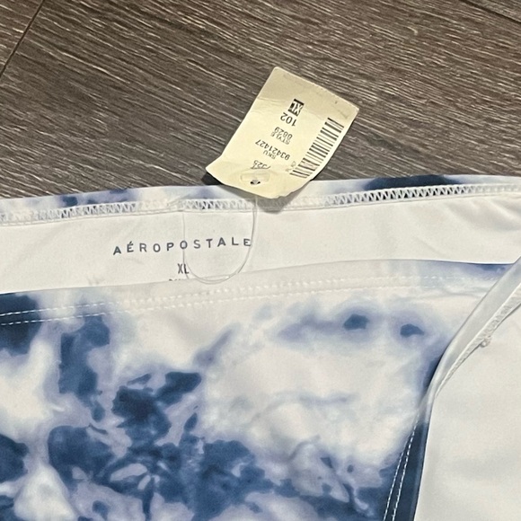Aeropostale Navy and White Bikini Bottom - Picture 3 of 5